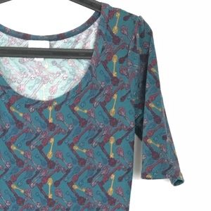 LuLaRoe Key Ana Maxi Dress S